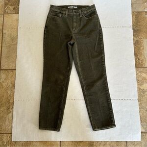 Lands' End Green Corduroy Pants Olive Green Soft